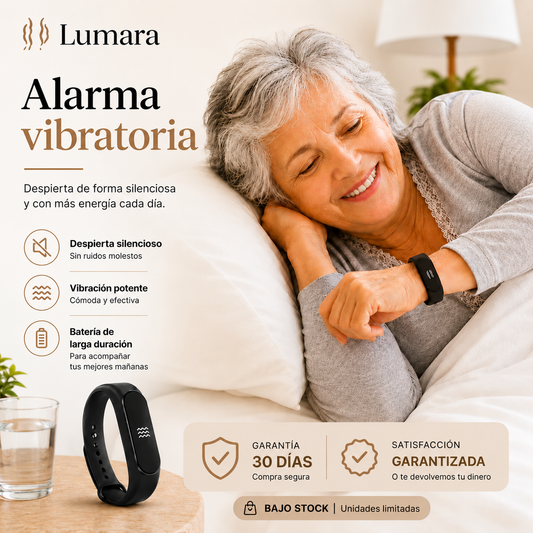 Despierta sin ruidos y alarmas molestas - Alarma vibratoria